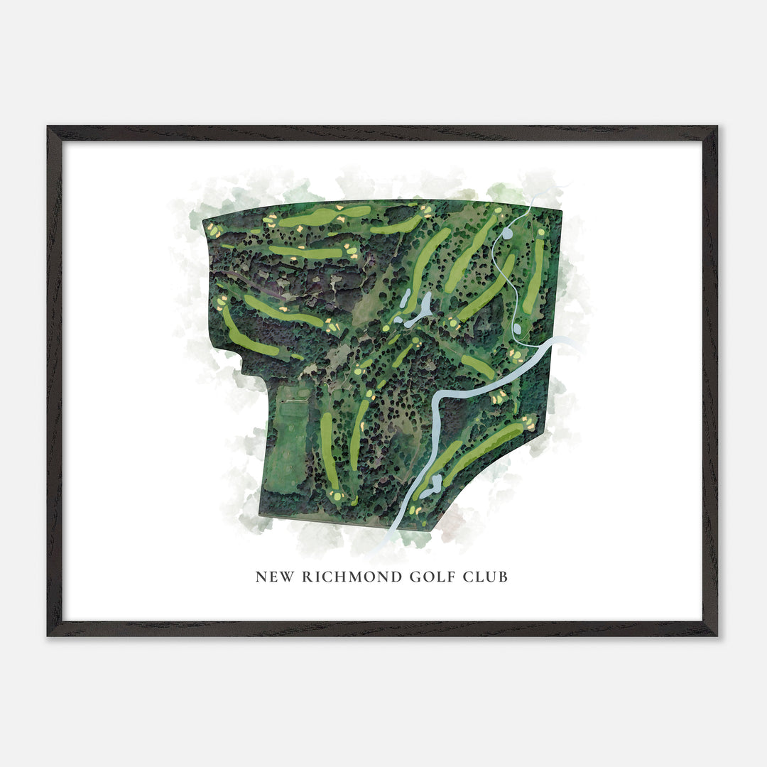 Print of New Richmond Golf Club Classic Map