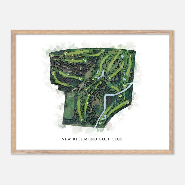 Print of New Richmond Golf Club Classic Map
