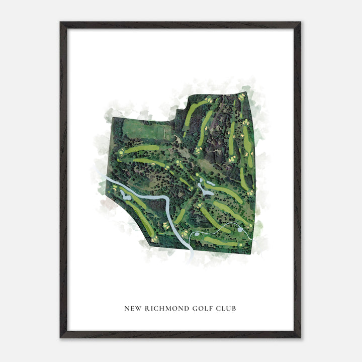 Print of New Richmond Golf Club Classic Map