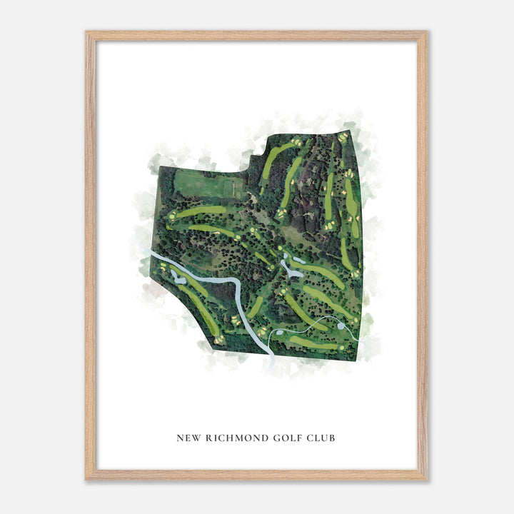Print of New Richmond Golf Club Classic Map