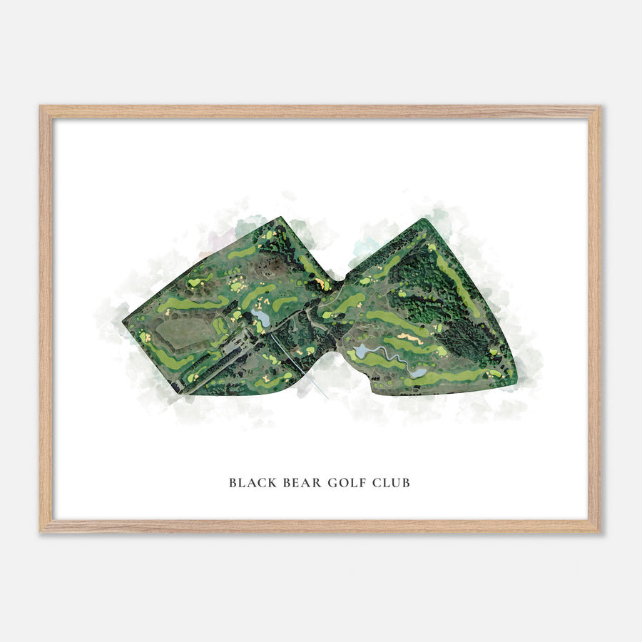 Print of Black Bear Golf Club Classic Map