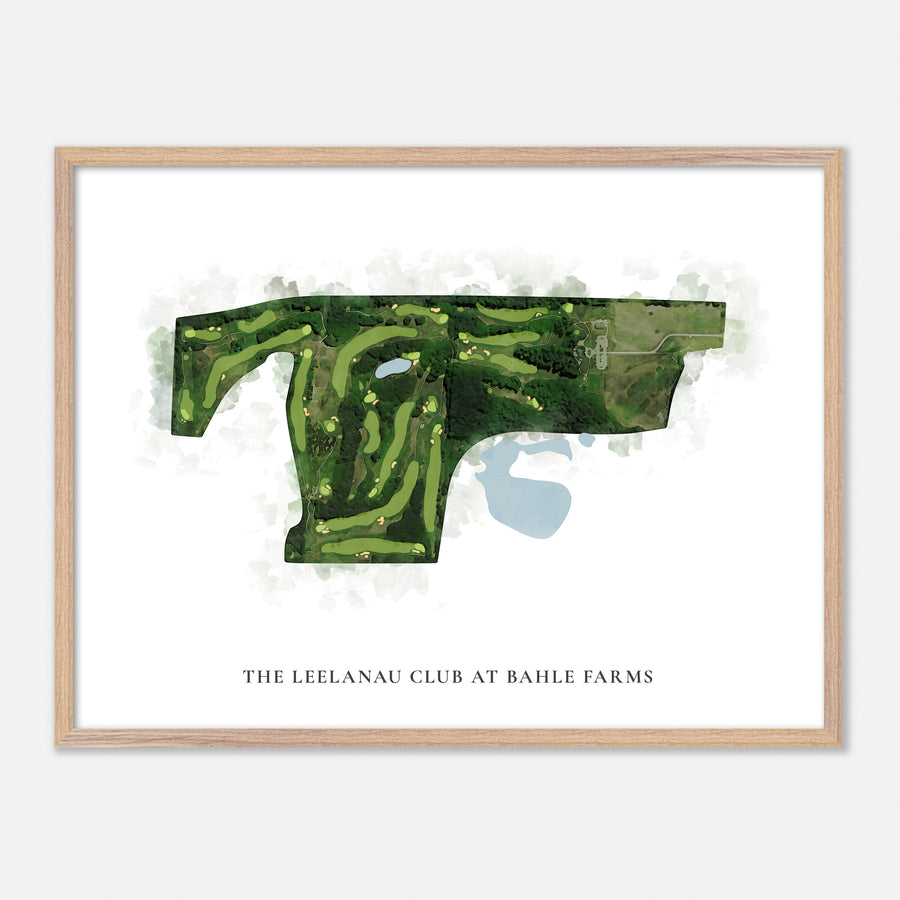 Print of The Leelanau Club At Bahle Farms Classic Map