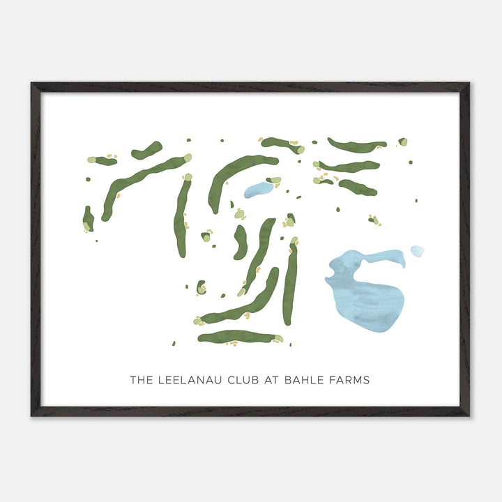 Print of The Leelanau Club At Bahle Farms Modern Map