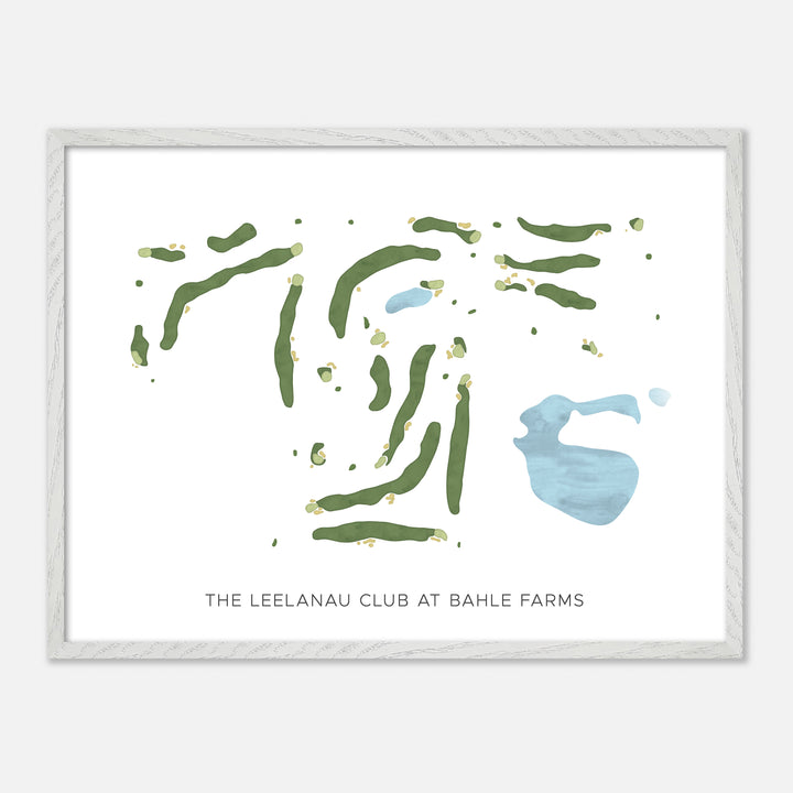 Print of The Leelanau Club At Bahle Farms Modern Map