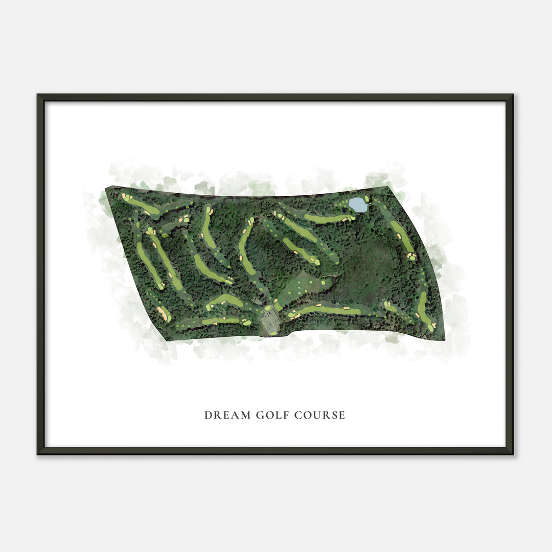 Print of Dream Golf Course Classic Map