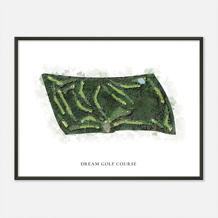 Print of Dream Golf Course Classic Map