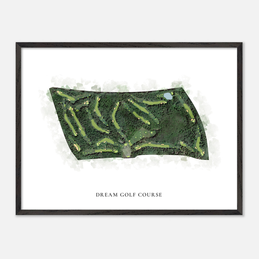 Print of Dream Golf Course Classic Map