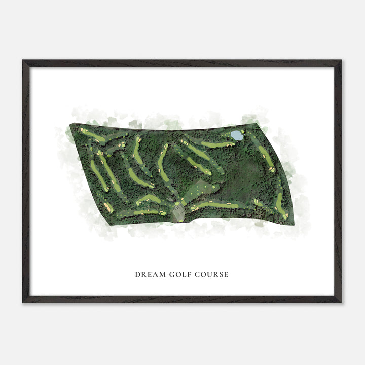 Print of Dream Golf Course Classic Map