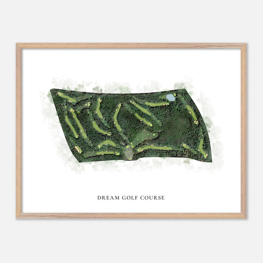 Print of Dream Golf Course Classic Map