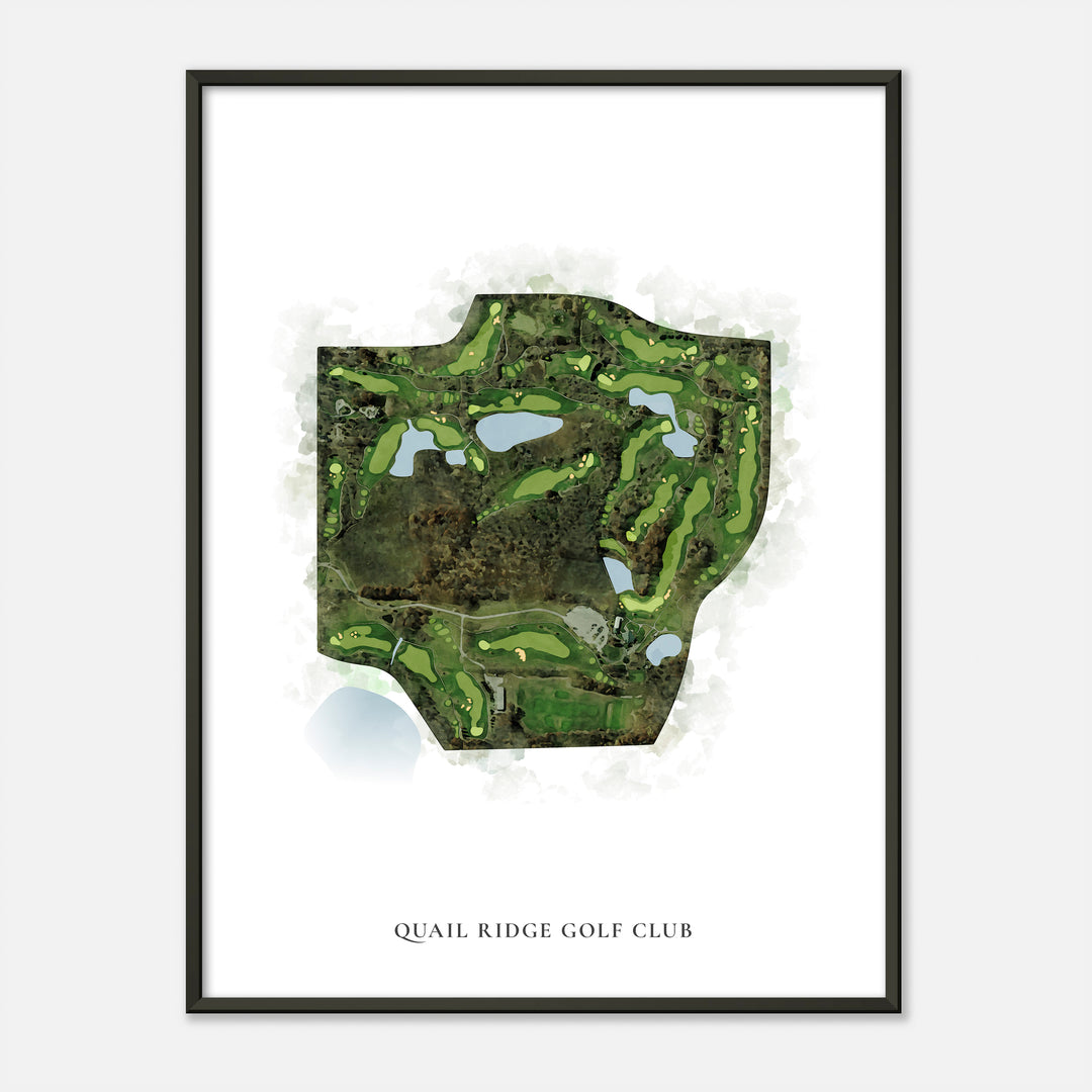 Print of Quail Ridge Golf Club Classic Map