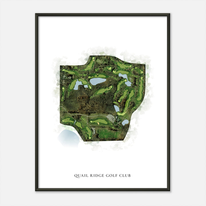 Print of Quail Ridge Golf Club Classic Map