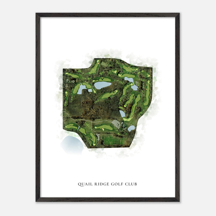 Print of Quail Ridge Golf Club Classic Map