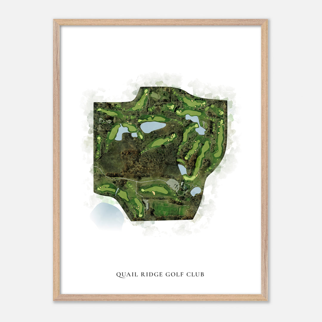 Print of Quail Ridge Golf Club Classic Map