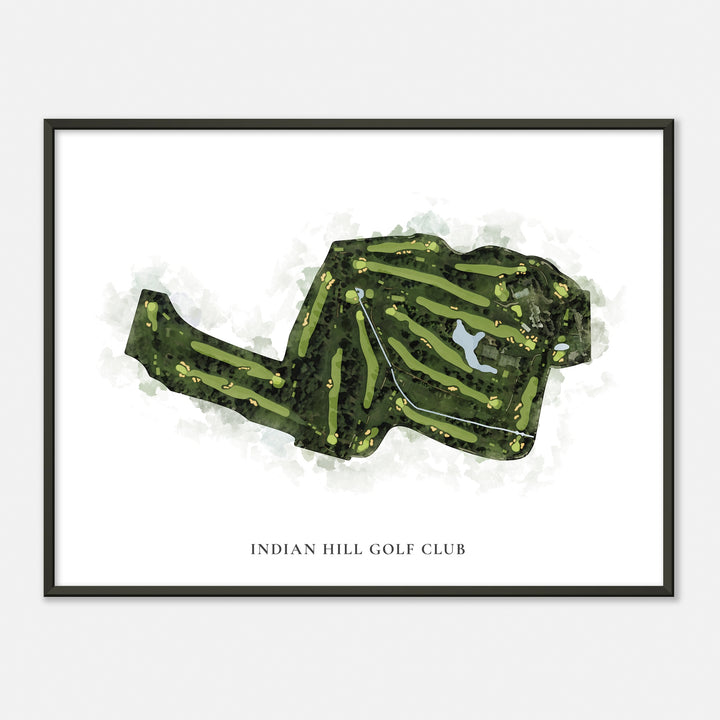 Print of Indian Hill Golf Club Classic Map