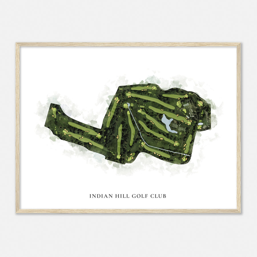 Print of Indian Hill Golf Club Classic Map