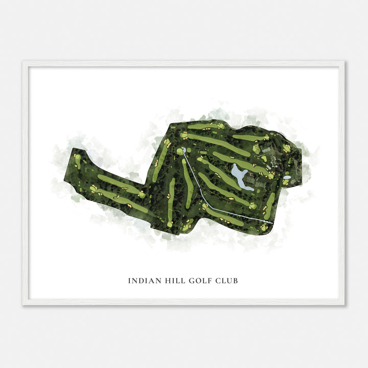 Print of Indian Hill Golf Club Classic Map