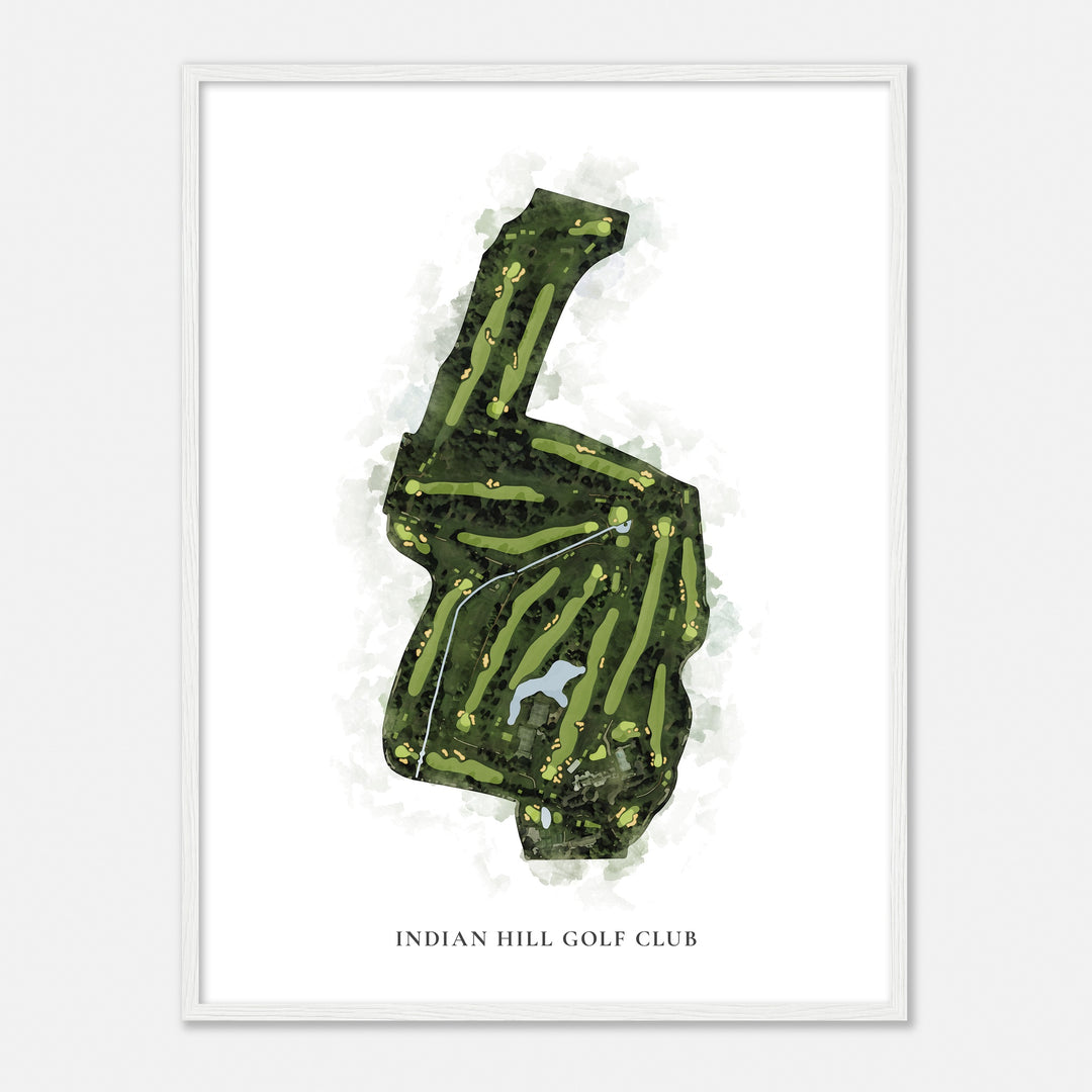 Print of Indian Hill Golf Club Classic Map