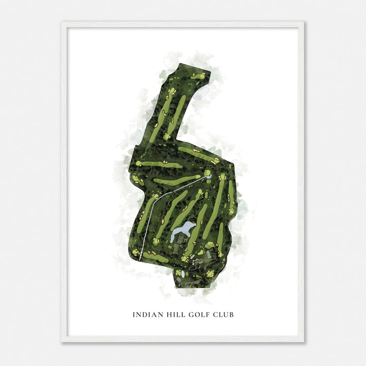 Print of Indian Hill Golf Club Classic Map
