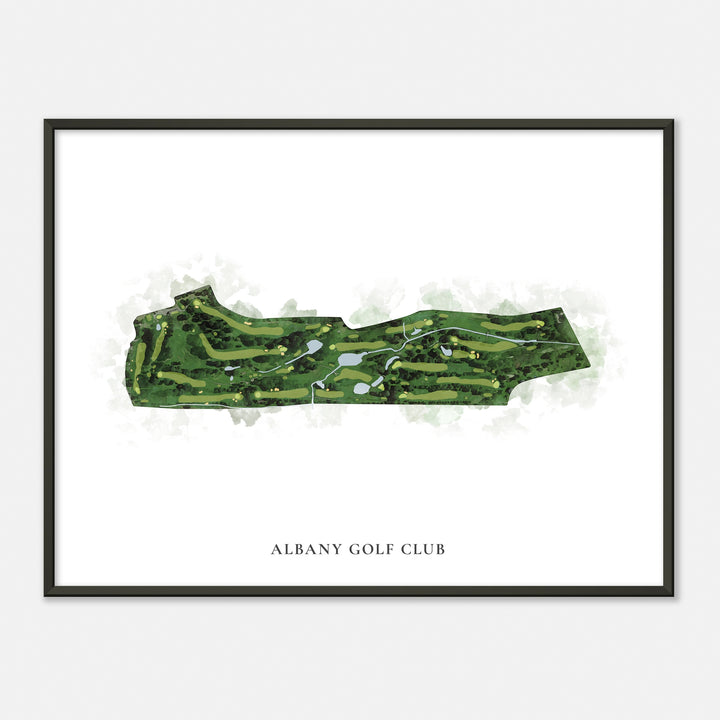 Print of Albany Golf Club Classic Map