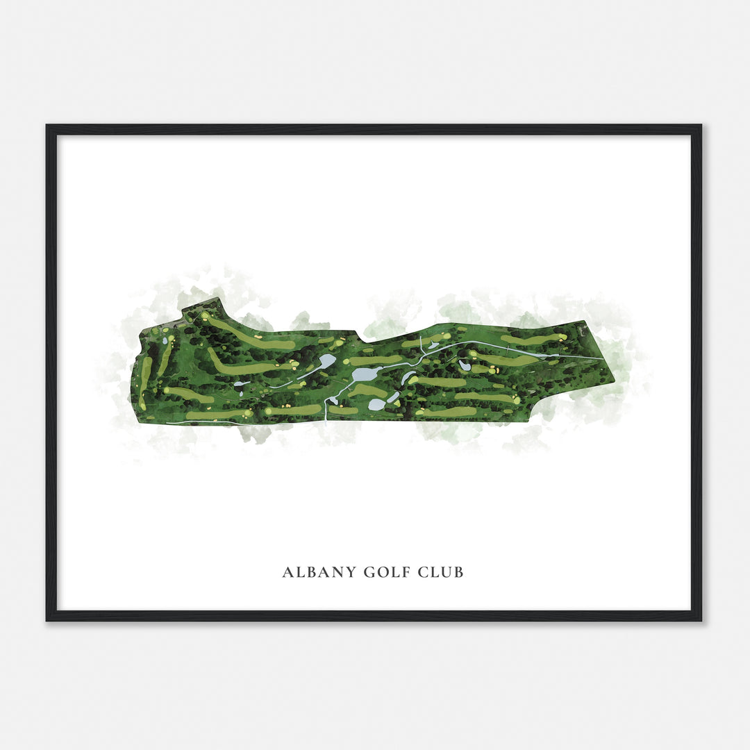 Print of Albany Golf Club Classic Map