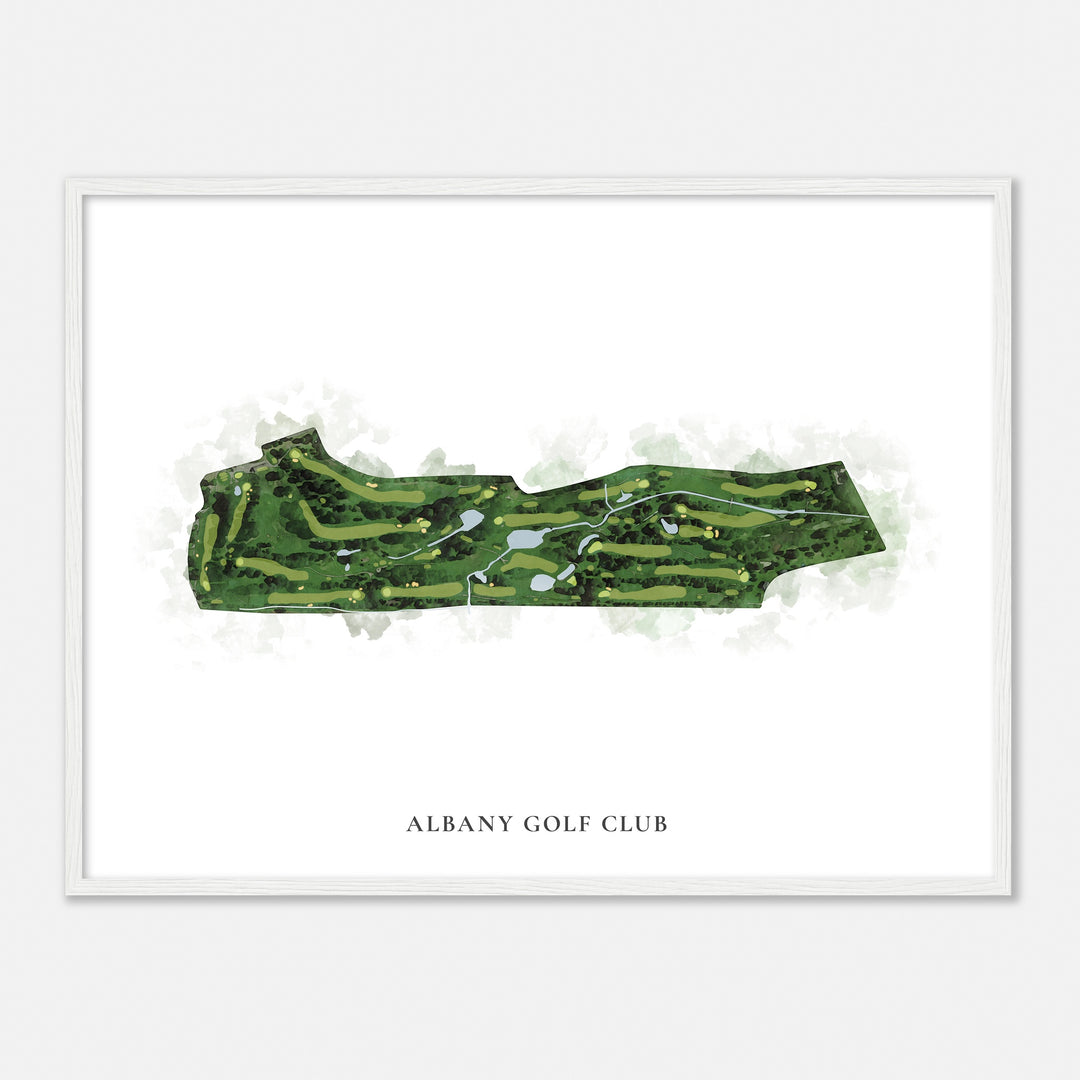 Print of Albany Golf Club Classic Map