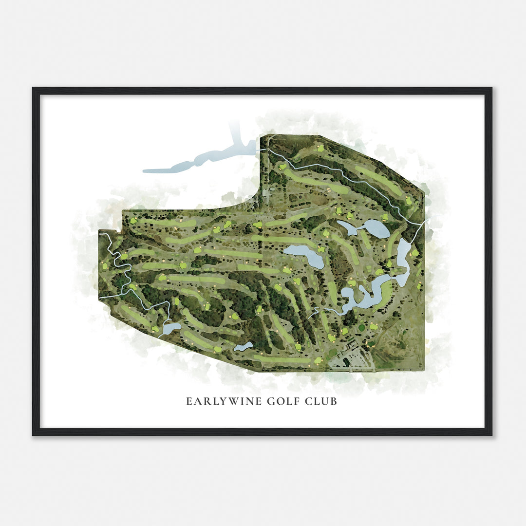 Print of Earlywine Golf Club Classic Map