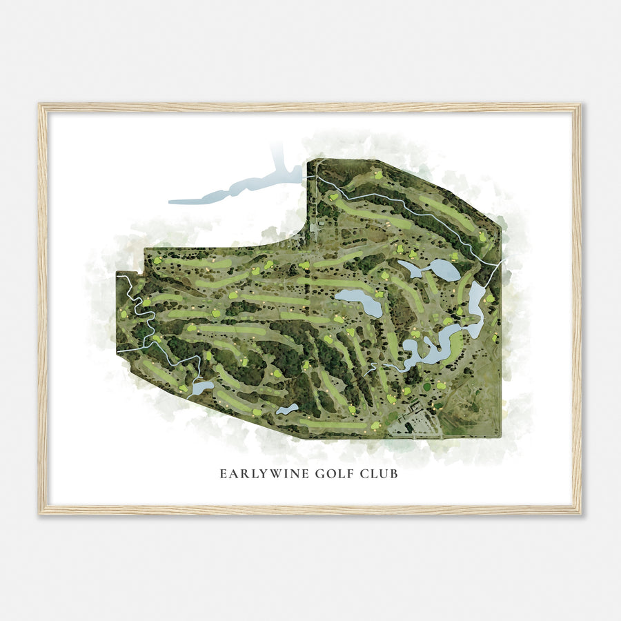 Print of Earlywine Golf Club Classic Map