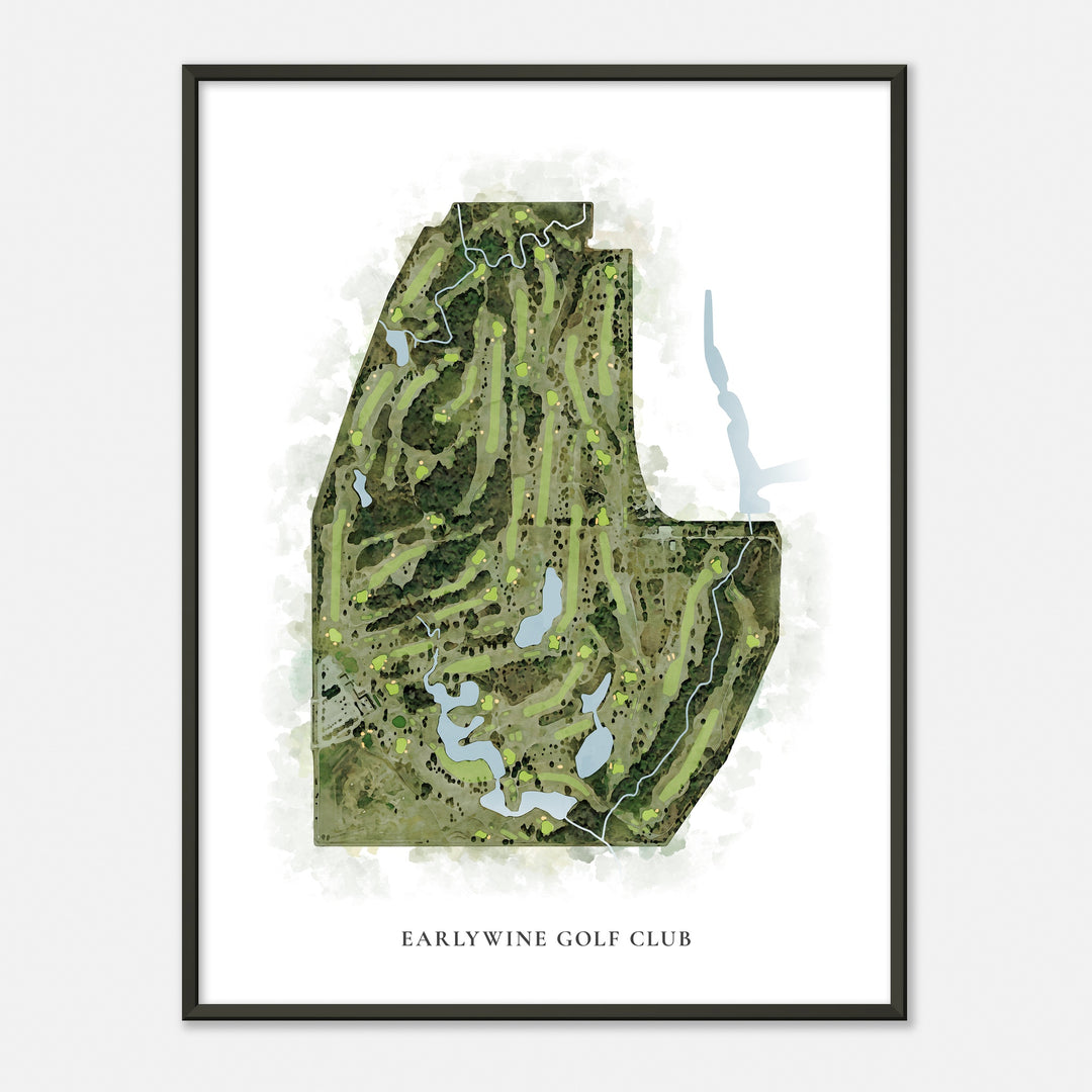 Print of Earlywine Golf Club Classic Map