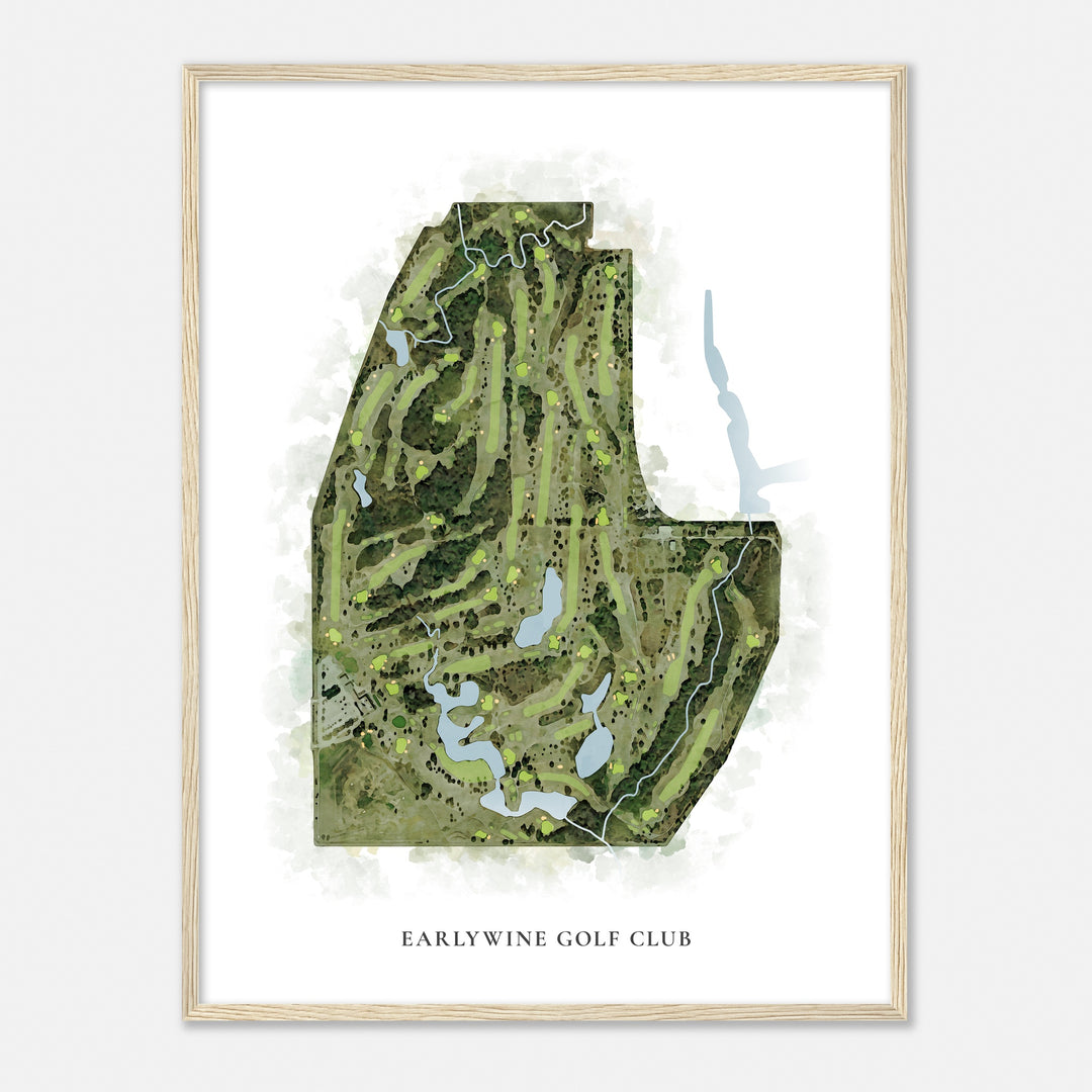 Print of Earlywine Golf Club Classic Map