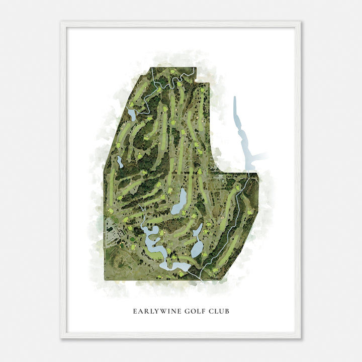 Print of Earlywine Golf Club Classic Map