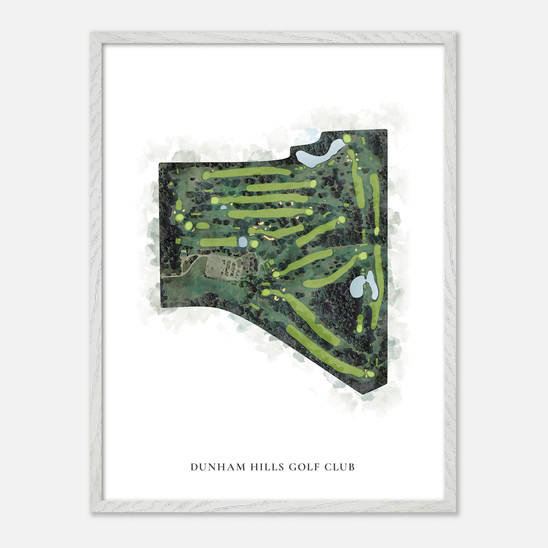 Print of Dunham Hills Golf Club Classic Map
