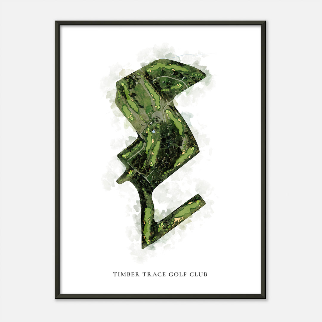 Print of Timber Trace Golf Club Classic Map