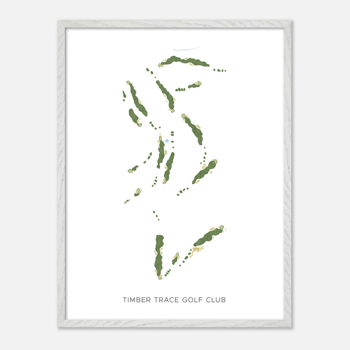 Print of Timber Trace Golf Club Modern Map