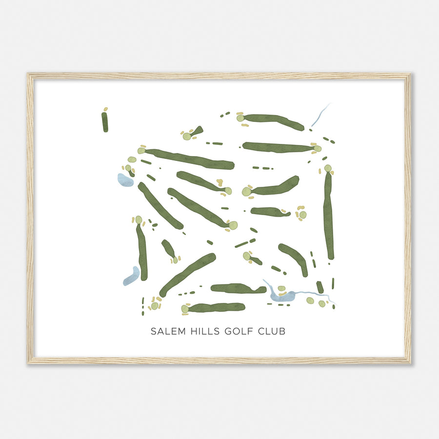 Print of Salem Hills Golf Club Modern Map