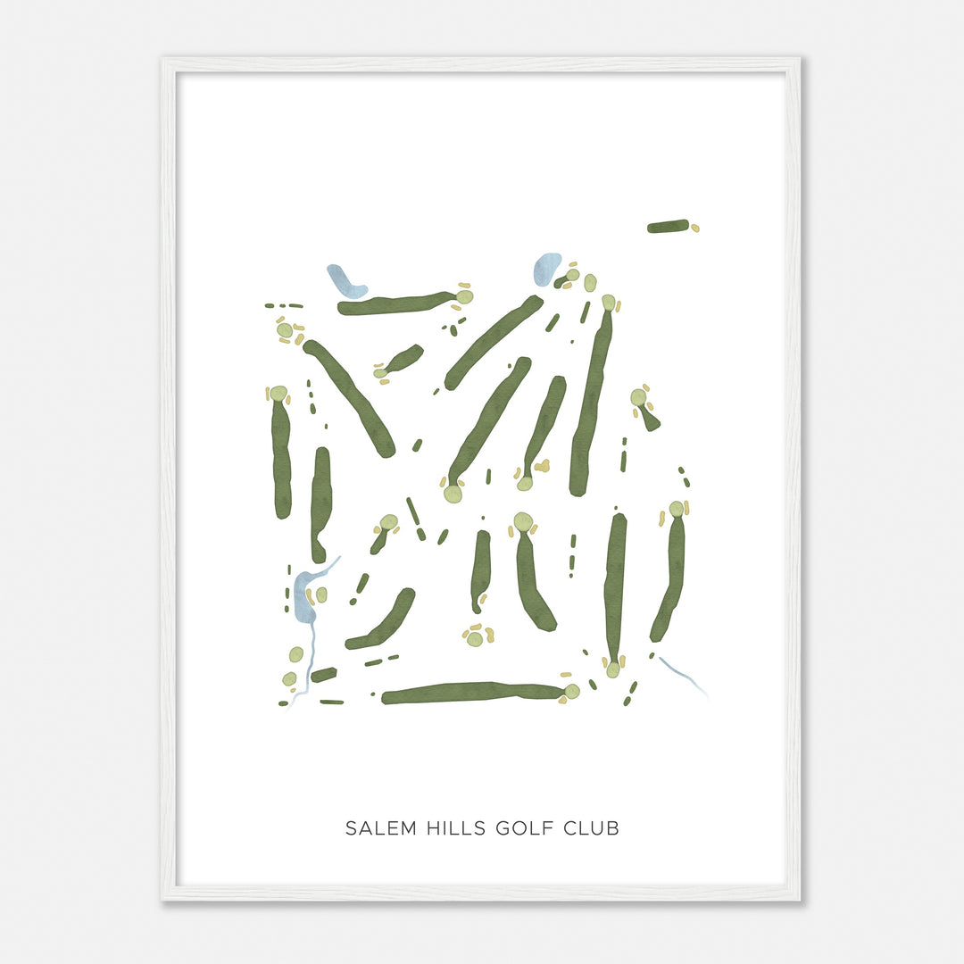 Print of Salem Hills Golf Club Modern Map