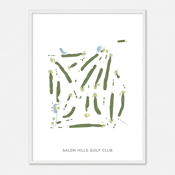 Print of Salem Hills Golf Club Modern Map