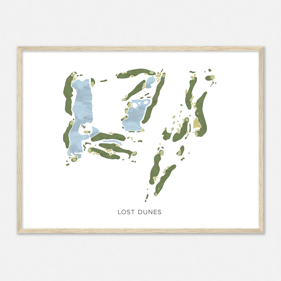 Print of Lost Dunes Modern Map