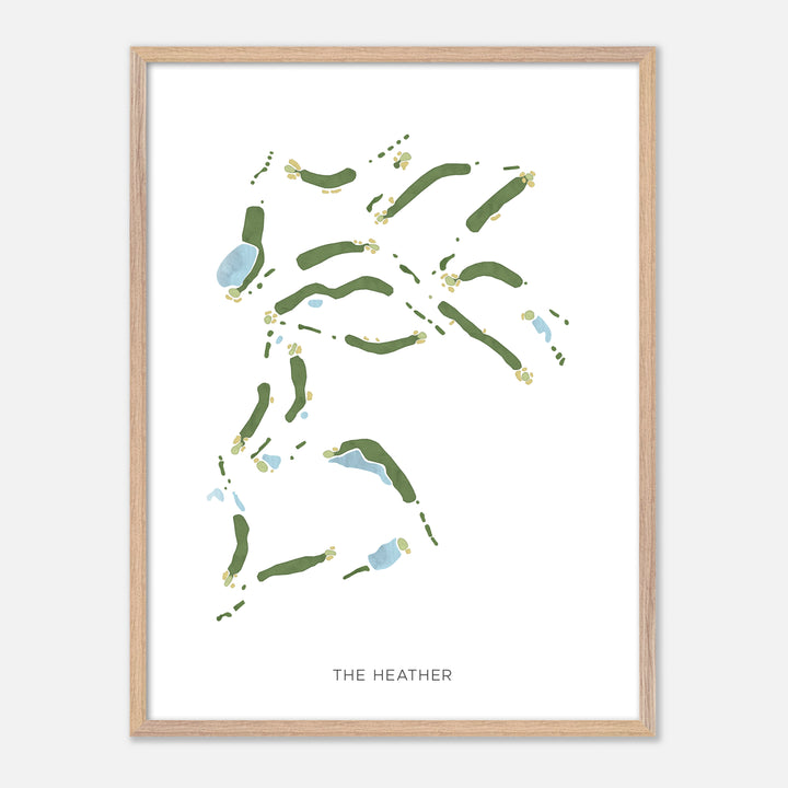 Print of The Heather Modern Map