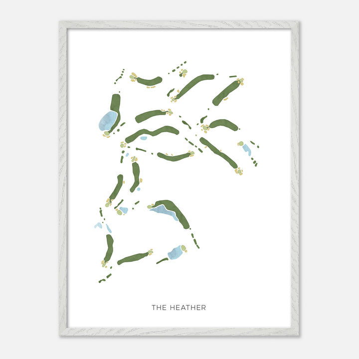 Print of The Heather Modern Map