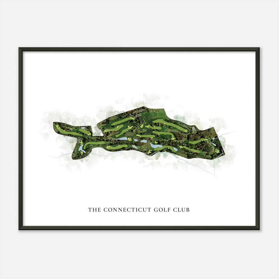 Print of The Connecticut Golf Club Classic Map