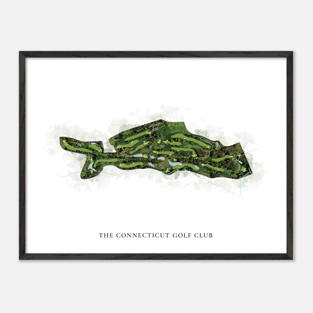 Print of The Connecticut Golf Club Classic Map