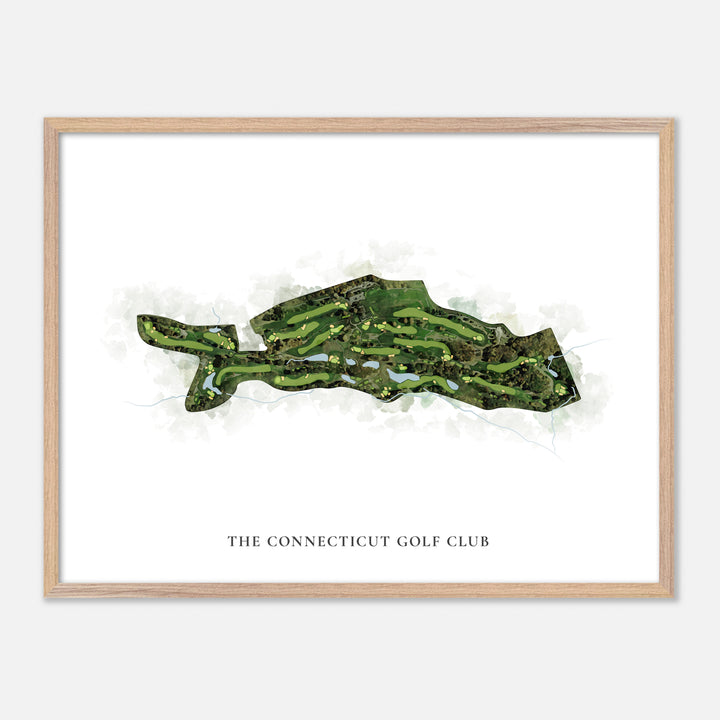 Print of The Connecticut Golf Club Classic Map