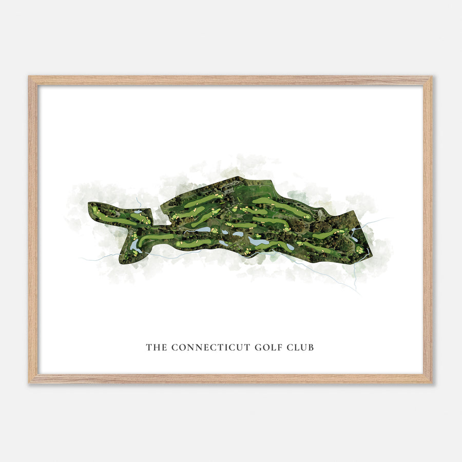 Print of The Connecticut Golf Club Classic Map