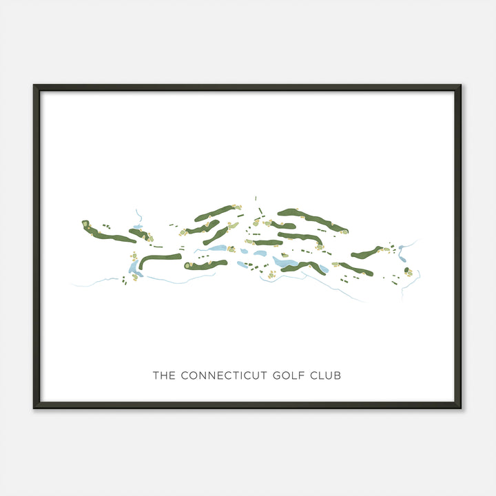 Print of The Connecticut Golf Club Modern Map