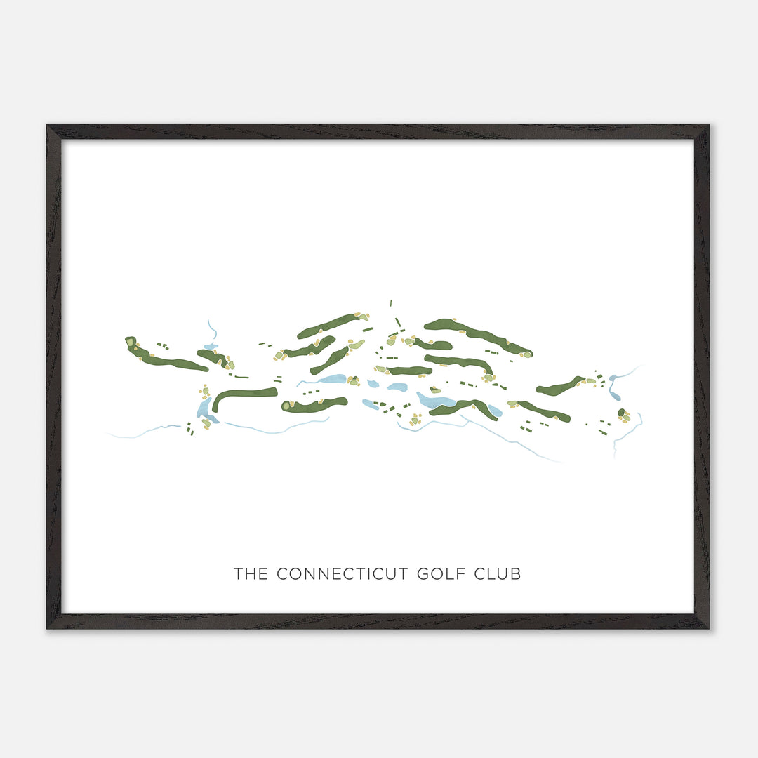 Print of The Connecticut Golf Club Modern Map