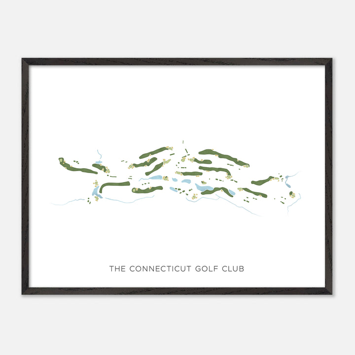 Print of The Connecticut Golf Club Modern Map