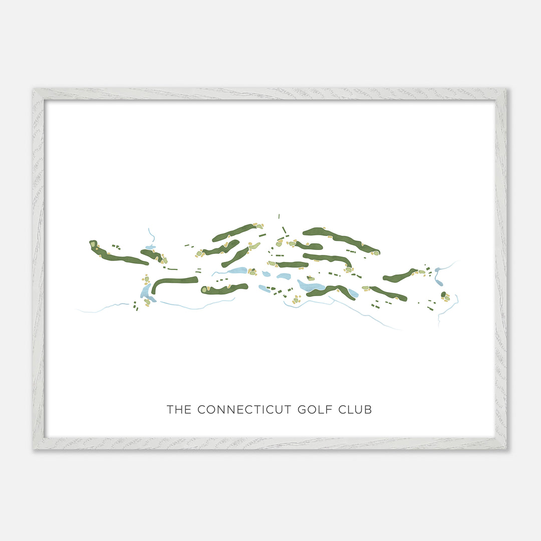 Print of The Connecticut Golf Club Modern Map