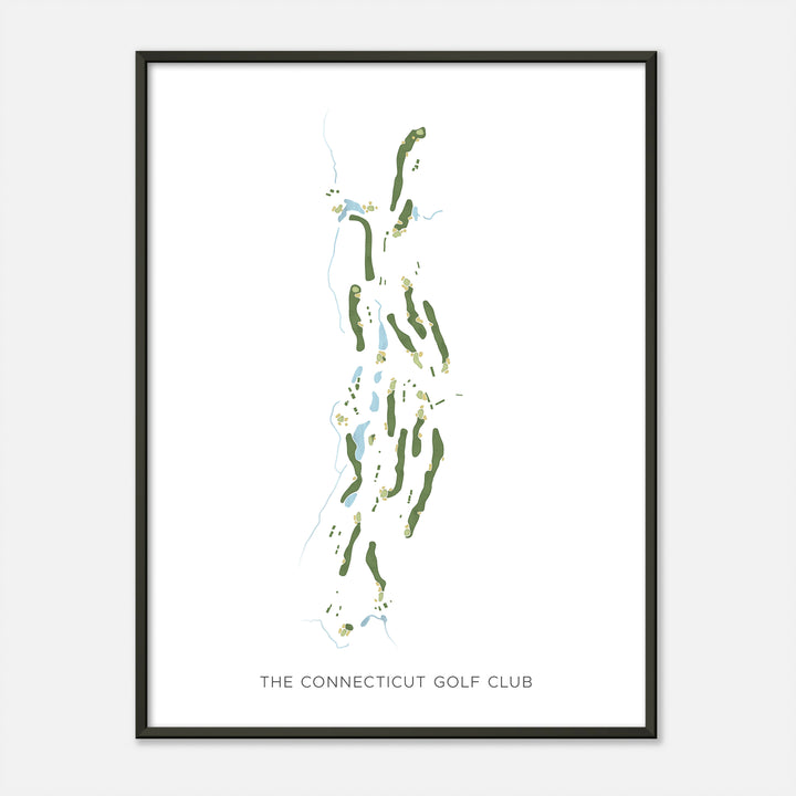 Print of The Connecticut Golf Club Modern Map