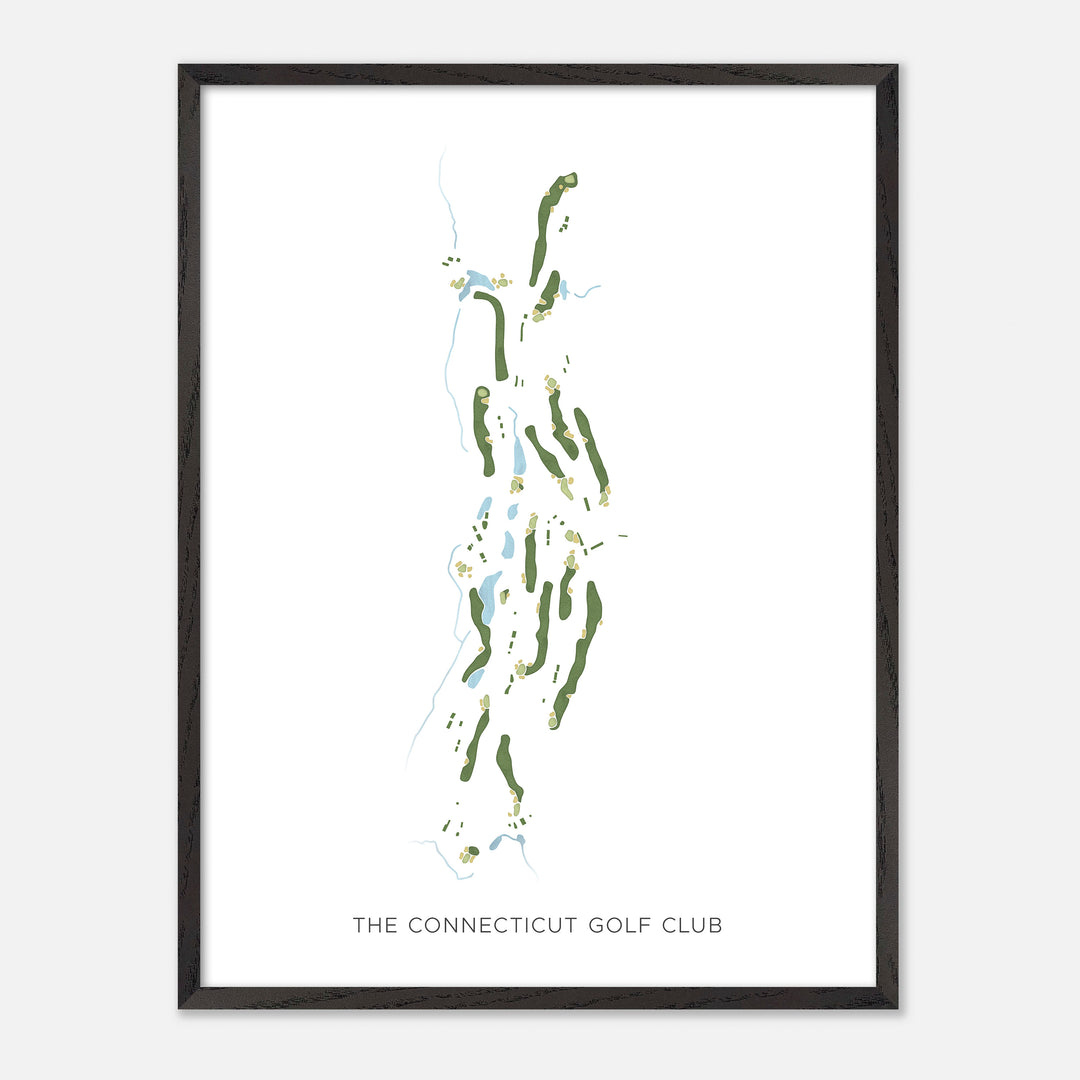 Print of The Connecticut Golf Club Modern Map
