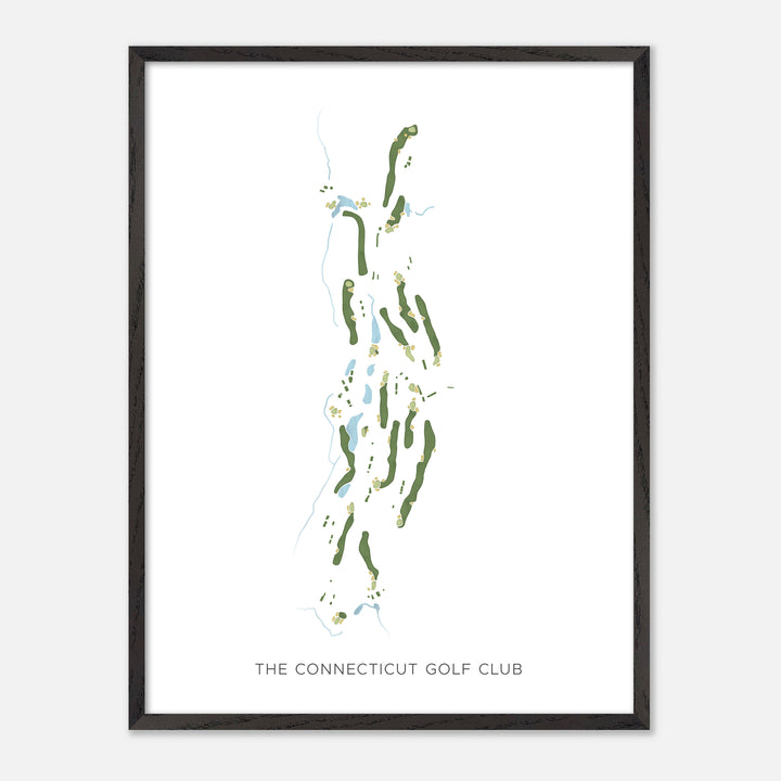 Print of The Connecticut Golf Club Modern Map